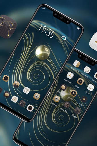 Golden ball theme Galaxy note p6 mate redmi 2019 screenshot 2