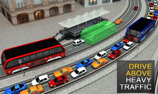 Real Elevated Bus Simulator 3D screenshot 1