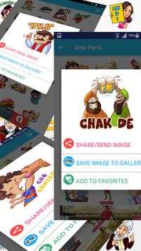 Desi Talking Stickers for all Messengers screenshot 6
