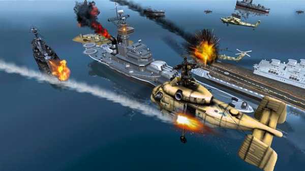 Helicopter mobile shooting tussle game screenshot 4