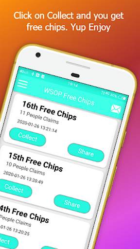WSOP Chips : Daily Free Chips Poker for WSOP screenshot 4