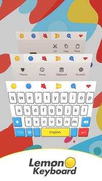 Primary Colors-Lemon Keyboard screenshot 2