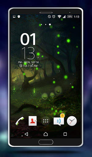 Firefly Live Wallpaper screenshot 1
