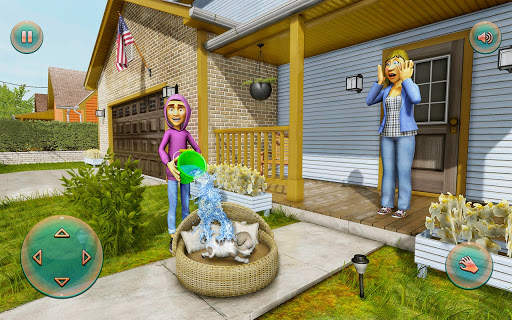 Hello Bad Neighbours Crazy Funny Pranks Games 2021 screenshot 2