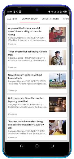 Uganda News - Local, Entertainment & Soccer News. screenshot 1