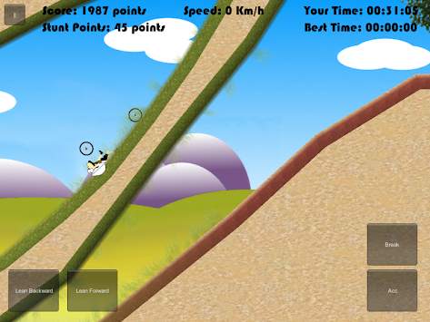 Bike Down Hill Free screenshot 7