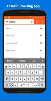Rocket Fast Browser 4G screenshot 1