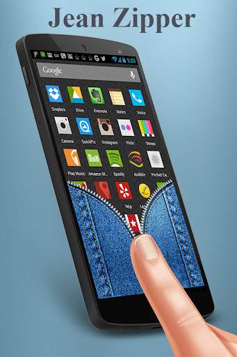 Jean Zipper Lock Screen screenshot 3