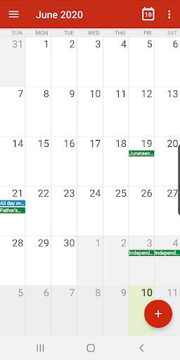 Calendar App - Calendar 2020 Agenda Reminder screenshot 1