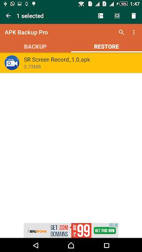 Apk Backup Pro screenshot 4