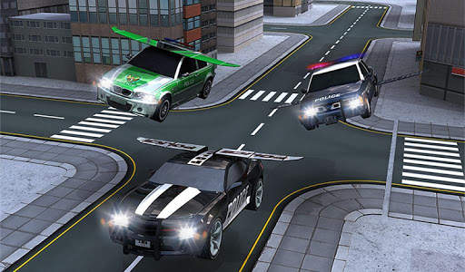 Police Flying Car 3D Simulator screenshot 3