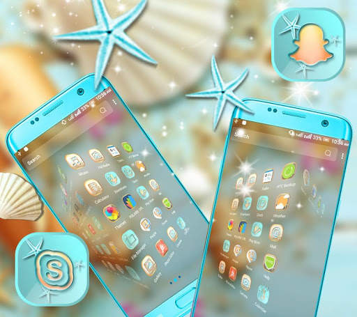 Sea Shell Launcher Theme screenshot 4