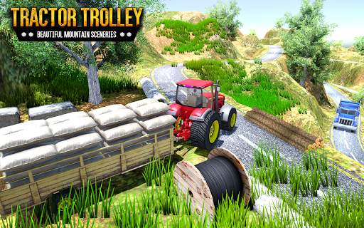 Tractor Trolley Driving Sim 3D screenshot 2