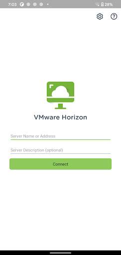VMware Horizon Client screenshot 1
