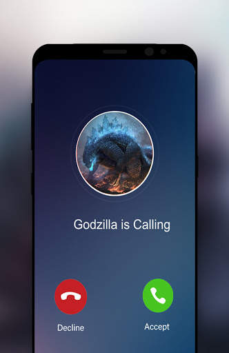 Godzilla Fake Call prank скриншот 1