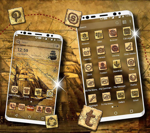Treasure Hunt Launcher Theme 1 تصوير الشاشة