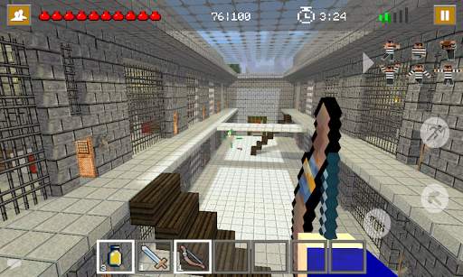 Cops N Robbers: 3D Pixel Prison Games 1 screenshot 4