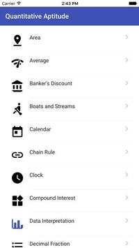 Quantitative Aptitude Test App screenshot 2