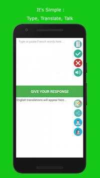 French Intrepreter (Translate and Speak) screenshot 3