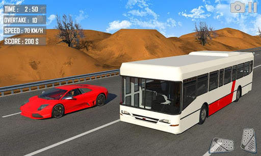 Racing In Bus 3D screenshot 4