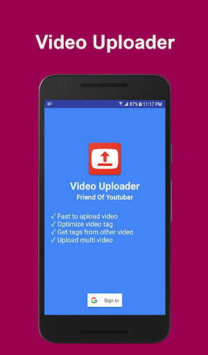 Video Uploader screenshot 1
