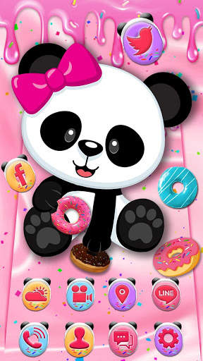 Cute, Panda, Donut Themes & Live Wallpapers screenshot 1
