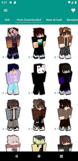 Aesthetic Boys Skins for Minecraft PE screenshot 1