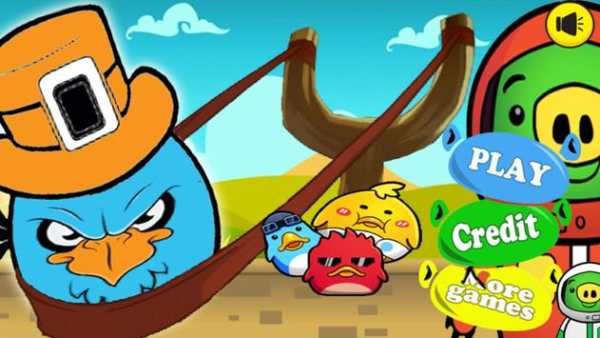 Angry Chicken-Super knock-slingshot- Angry Ducks screenshot 1