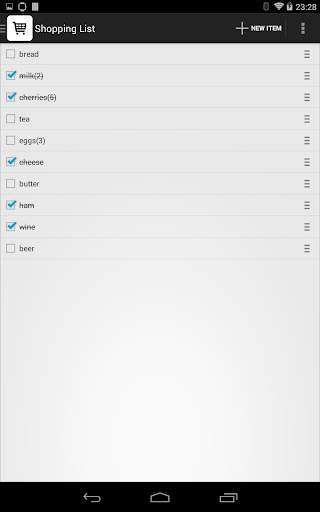 Shopping List for SmartWatch 2 screenshot 4