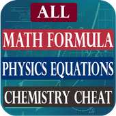 ikon All Math ,Physics &amp; Chemistry Formulas- All In One