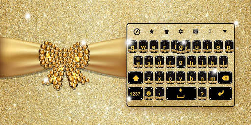 Gold Diamond Keyboard Theme screenshot 5