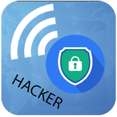 Password wifi hacker prank icon