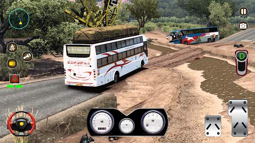 Offroad Bus Driving: Bus Games screenshot 2