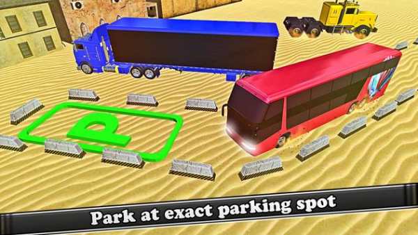 Bus Driver Truck Parking Fun 3D screenshot 1