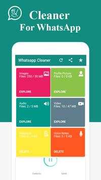Cleaner for Whatsapp 2018 screenshot 1
