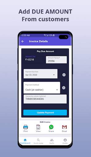 myDigitalShop - POS, GST bill, Shop Management App screenshot 19