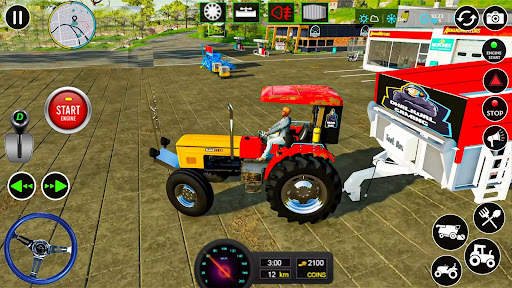 Drive Tractor: Farming Game 3D screenshot 2