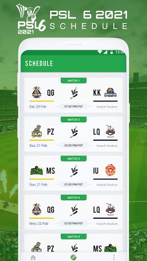 PSL 6 2021 Pakistan Super League Schedule & Teams screenshot 2