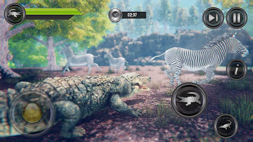 Angry Crocodile Wild Attack 3D screenshot 3