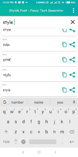 Stylish Font – Fancy Text Generator screenshot 5
