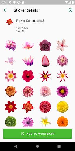 WAStickerApps - Flower Collections for WhatsApp screenshot 3