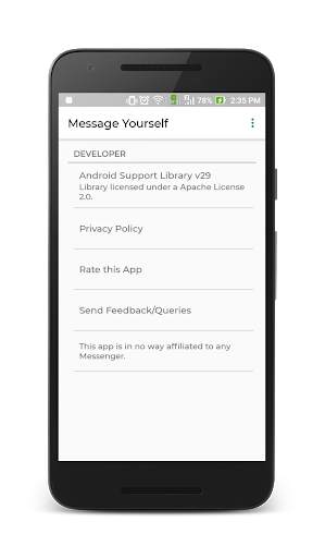 Message Yourself screenshot 2
