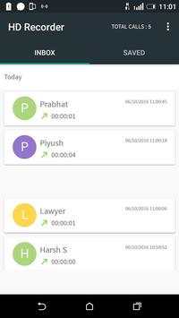 HD Call Recorder screenshot 1