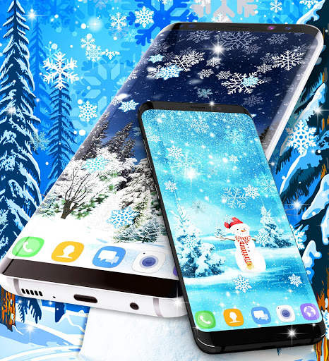 Snow winter live wallpaper screenshot 5