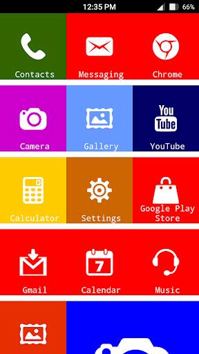 X Launcher Metro Look - Themes screenshot 5