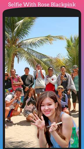 Selfie With Rose BlackPink screenshot 1