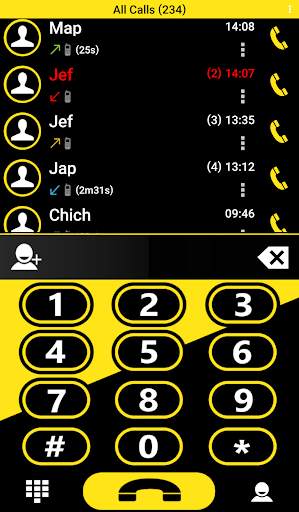 Theme Rocketdial Mixer Yellow screenshot 1