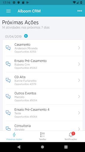 Alboom CRM screenshot 4