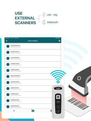 Scan to Google Sheets - QR & Barcode 14 تصوير الشاشة