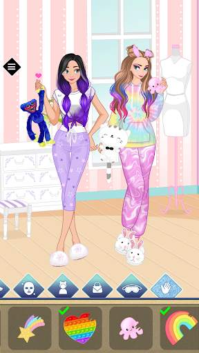 BFF Sleepover Dress  Up Game screenshot 28